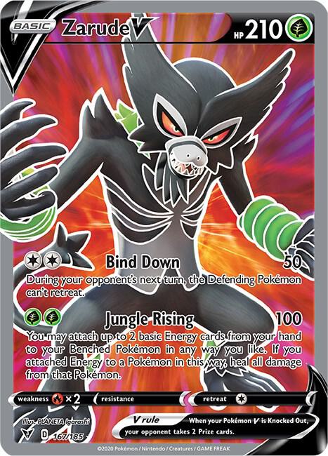 Zarude V (Full Art) | SWSH04: Vivid Voltage #167/185