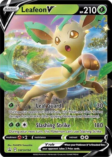 Leafeon V - SWSH194 | SWSH: Sword & Shield Promo Cards #SWSH194