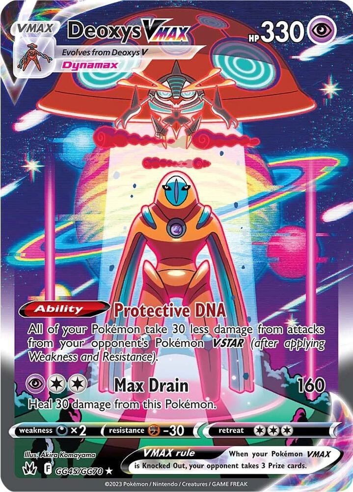 Deoxys VMAX | SWSH: Crown Zenith: Galarian Gallery #GG45/GG70