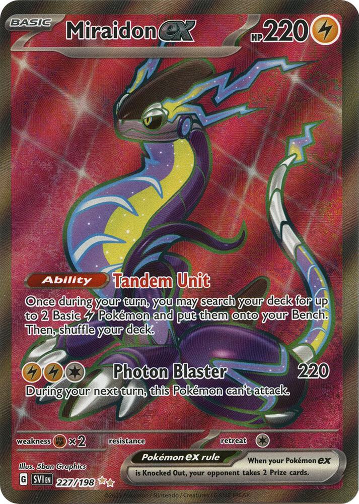 Miraidon ex - 227/198 | SV01: Scarlet & Violet Base Set #227/198
