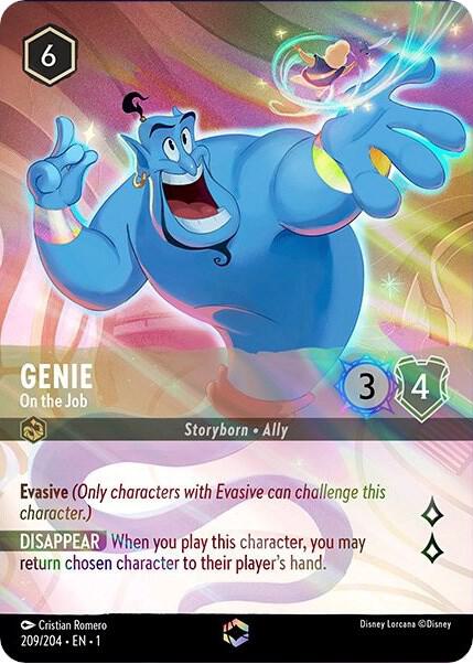 Genie On The Job Enchanted 209 Double Sword Error 1st Print