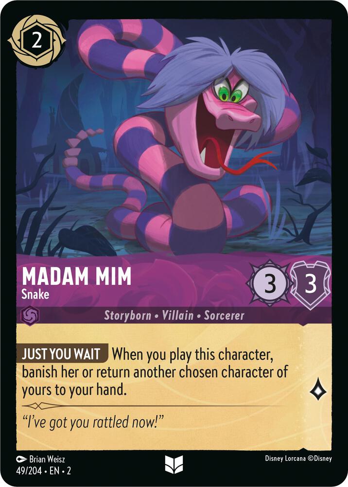 Madam Mim - Snake - Rise of the Floodborn (2) Cold Foil