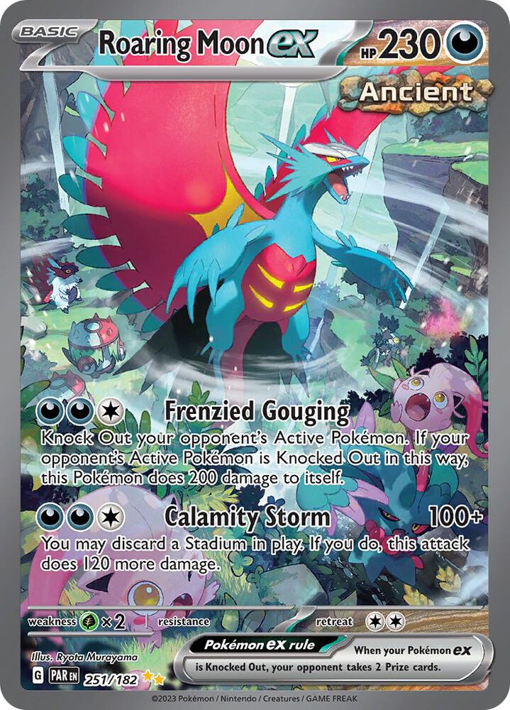 Roaring Moon ex - 251/182 | SV04: Paradox Rift #251/182