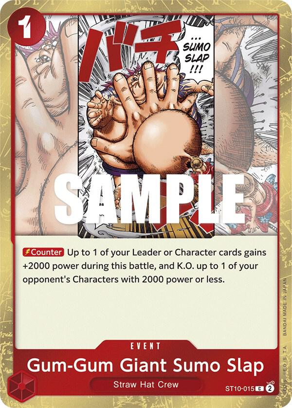 Gum-Gum Giant Sumo Slap | Ultra Deck: The Three Captains #ST10-015