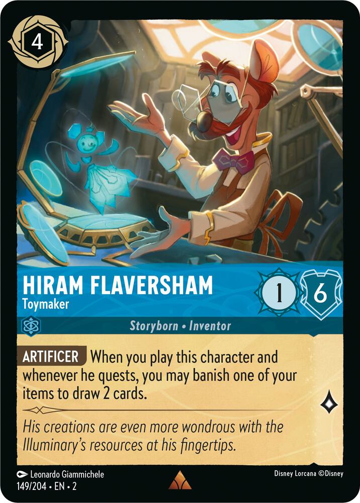 Hiram Flaversham - Toymaker - Rise of the Floodborn (2) Cold Foil