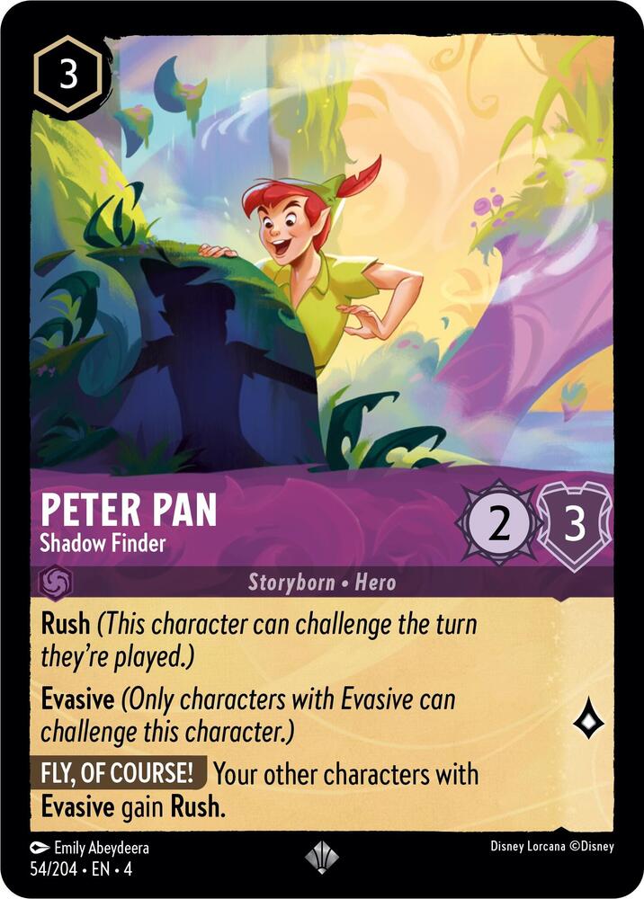 Peter Pan - Shadow Finder - Ursula's Return (4) Cold Foil