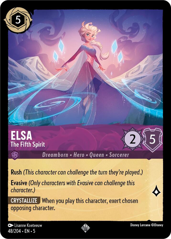 Elsa - The Fifth Spirit - Shimmering Skies (5) Cold Foil