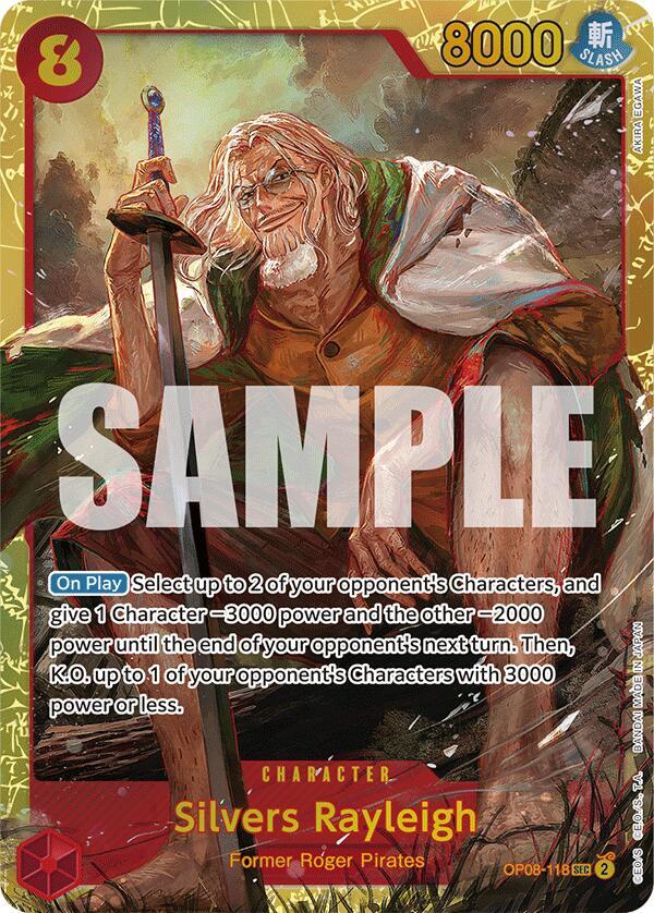 Silvers Rayleigh | Two Legends #OP08-118