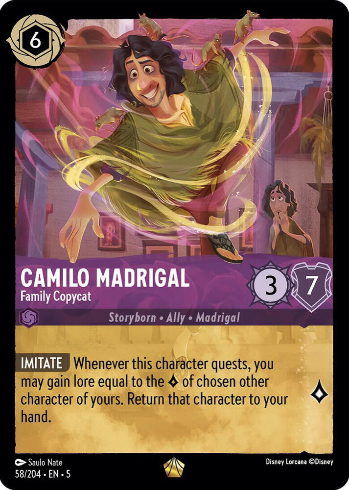 Camilo Madrigal - Family Copycat - Shimmering Skies (5) Cold Foil