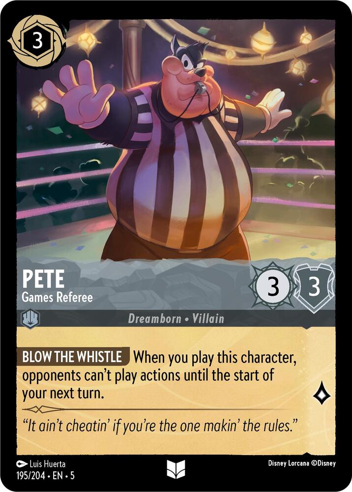 Pete - Games Referee - Shimmering Skies (5) Cold Foil