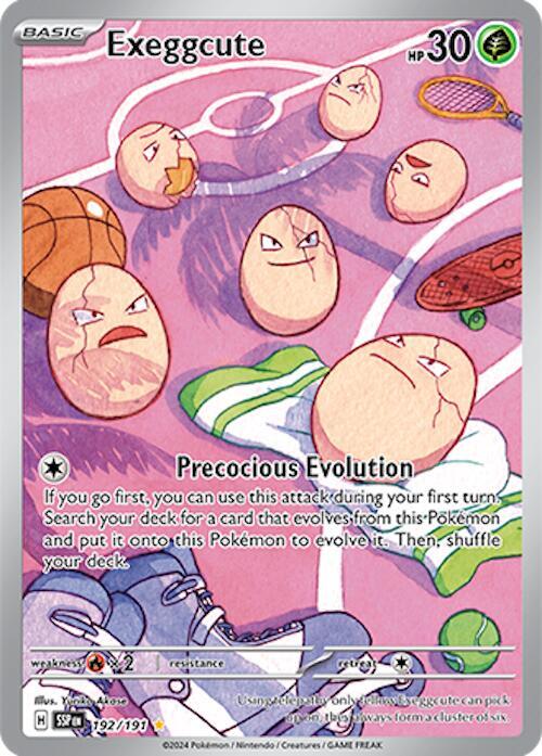 Exeggcute - 192/191 - SV08: Surging Sparks (SSP)