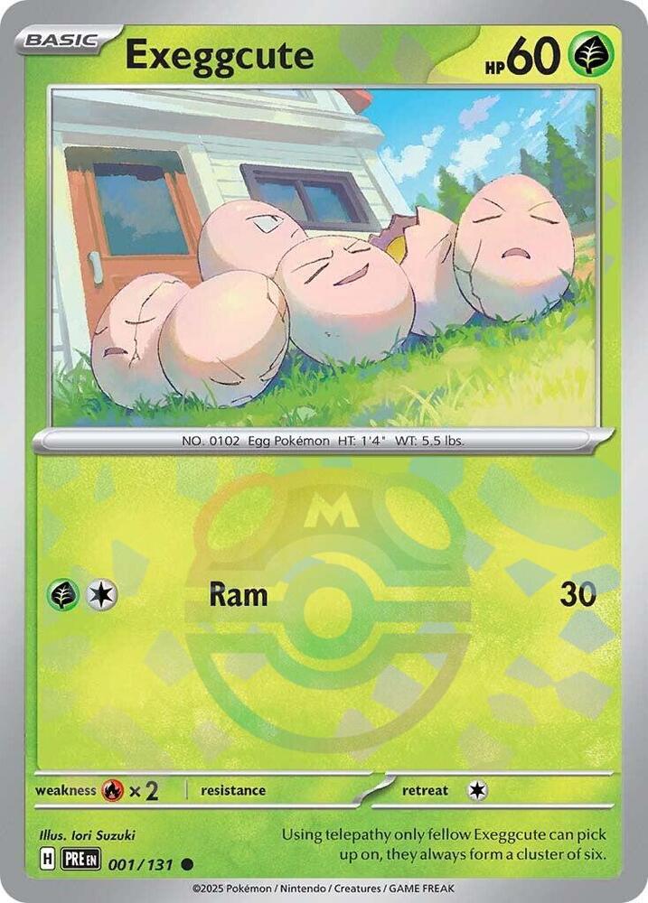 Exeggcute (Master Ball Pattern) | SV: Prismatic Evolutions #001/131
