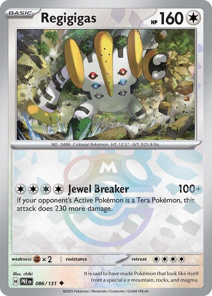 Regigigas (Master Ball Pattern) | SV: Prismatic Evolutions #086/131