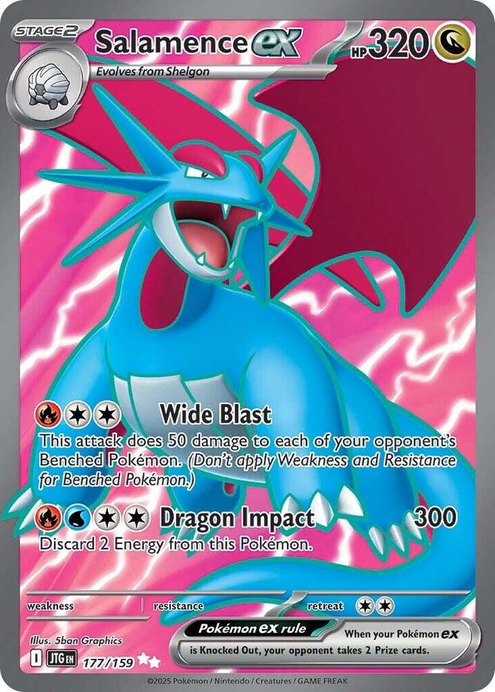 Salamence ex - 177/159 | SV09: Journey Together #177/159