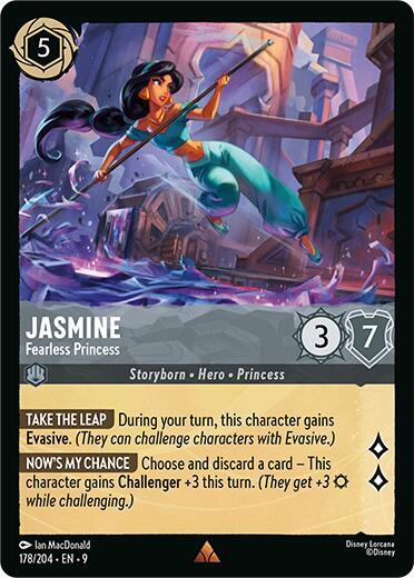 Jasmine - Fearless Princess - Fabled (9) Cold Foil