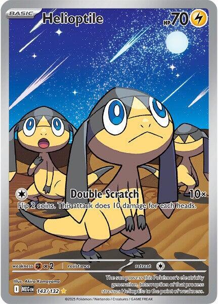 Helioptile - 143/132 - ME01: Mega Evolution (MEG