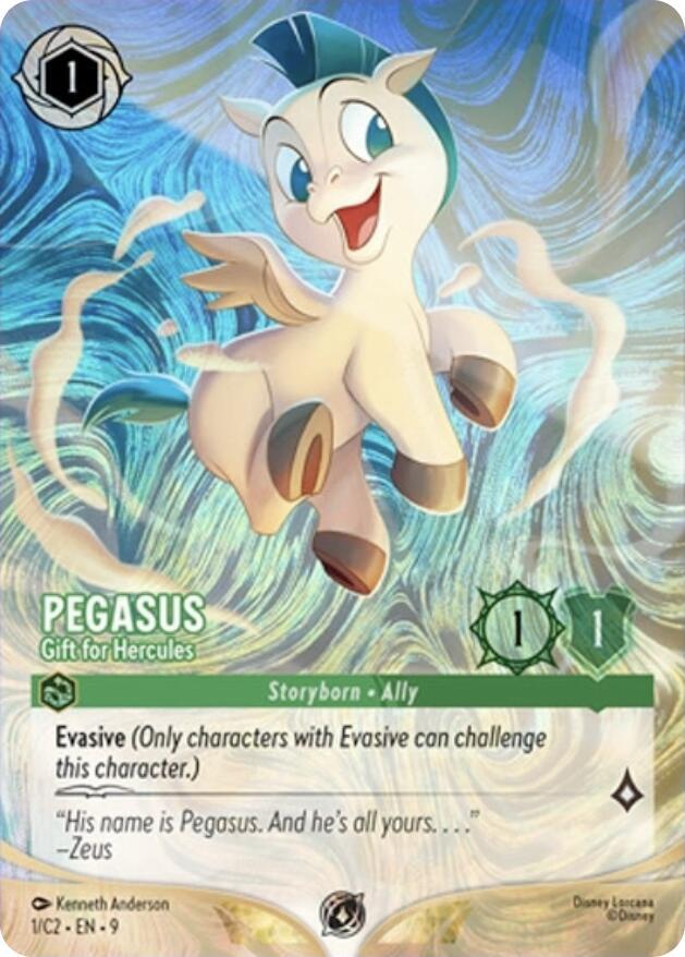 Pegasus - Gift for Hercules (1) | Disney Lorcana Promo Cards #1