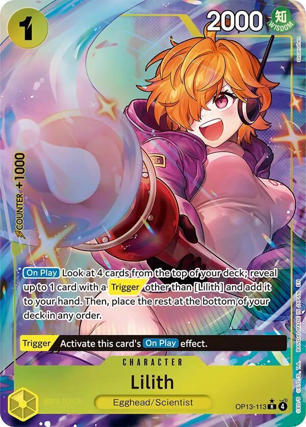 Lilith (Alternate Art) | Carrying On His Will #OP13-113