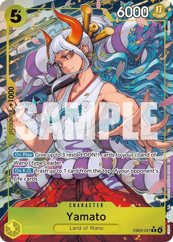 Yamato (Alternate Art) | Extra Booster: One Piece Heroines Edition #EB03-057