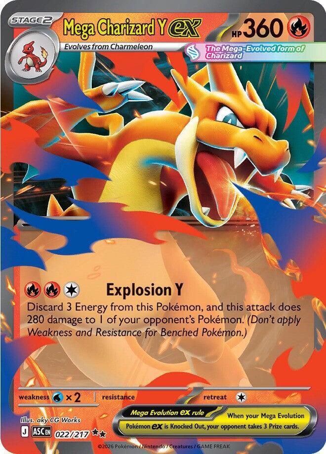 Mega Charizard Y ex - 022/217 - ME: Ascended Heroes (ASC)