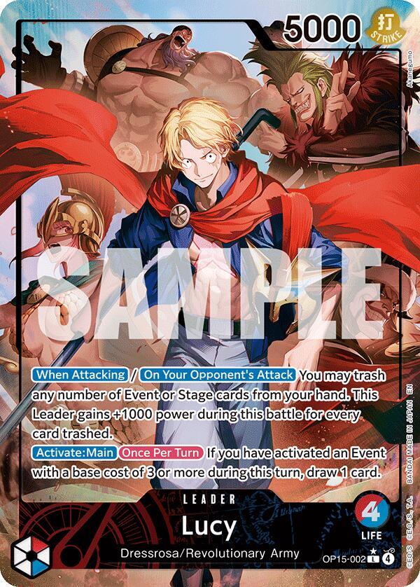 Lucy (Alternate Art) | Adventure on Kami's Island #OP15-002