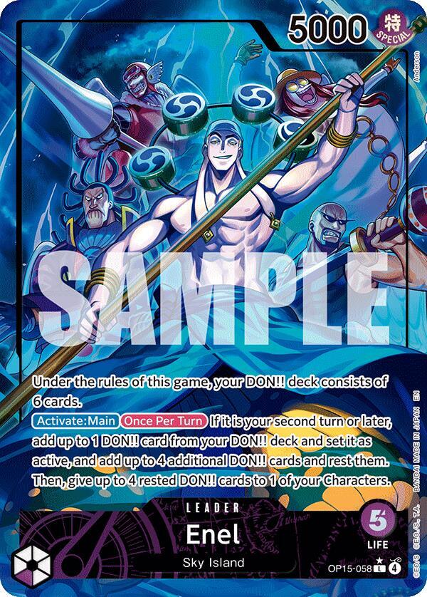 Enel (OP15-058) (Alternate Art) | Adventure on Kami's Island #OP15-058
