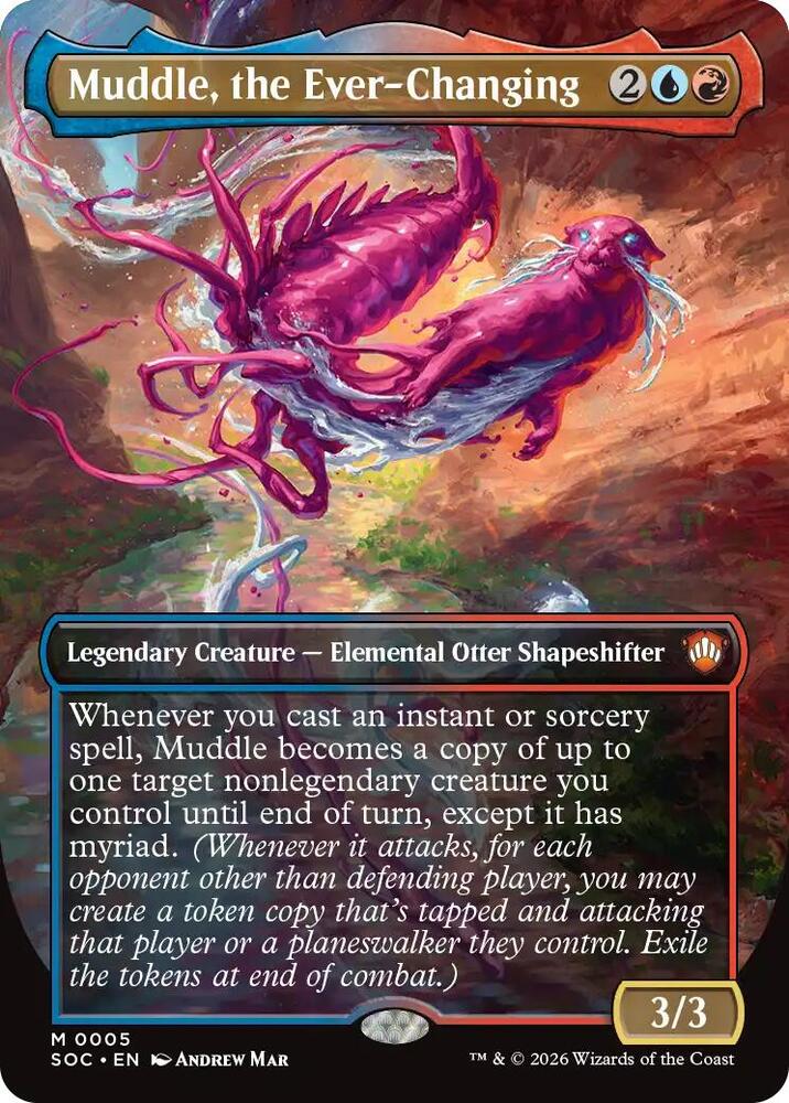 Muddle, the Ever-Changing (Borderless) | Commander: Secrets of Strixhaven #5