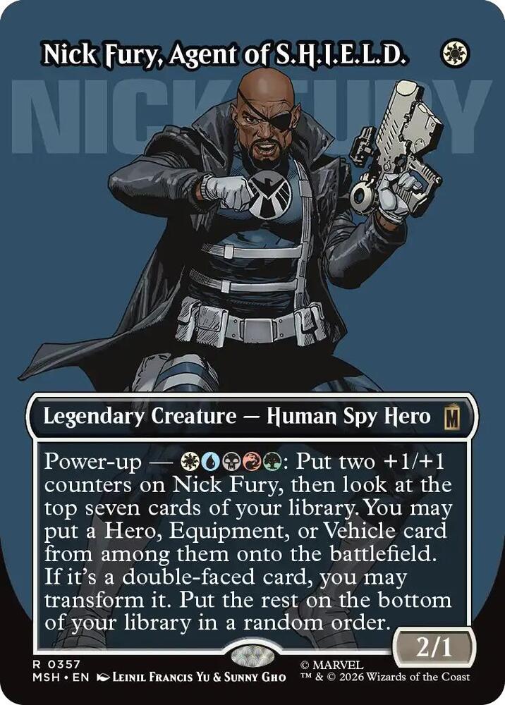 Nick Fury, Agent of S.H.I.E.L.D. (Borderless) (0357) | Marvel Super Heroes #357
