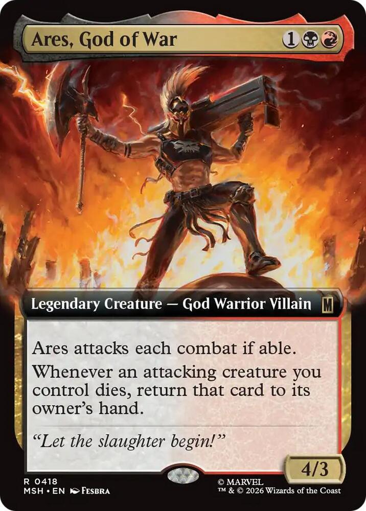Ares, God of War (Extended Art) | Marvel Super Heroes #418