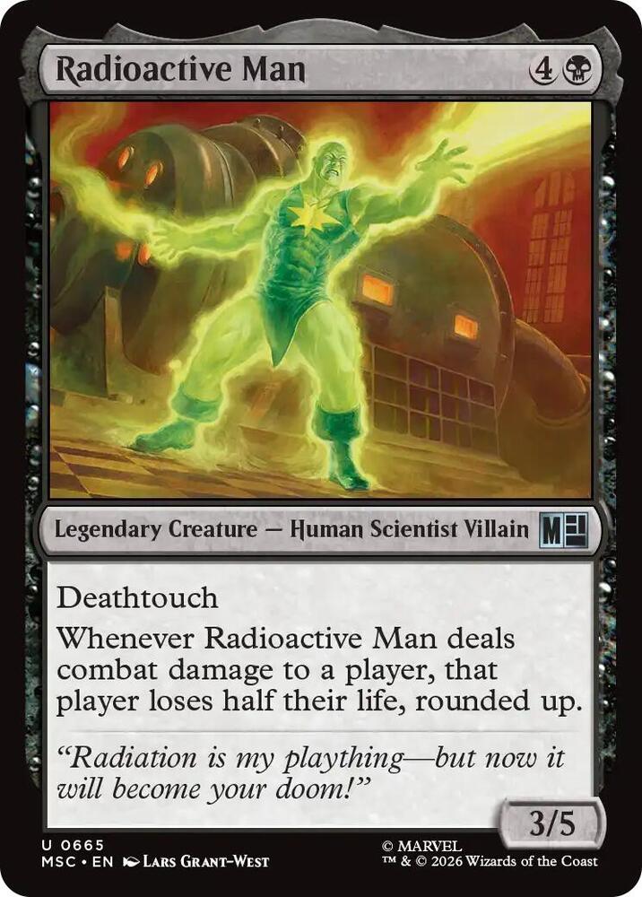 Radioactive Man | Commander: Marvel Super Heroes #665
