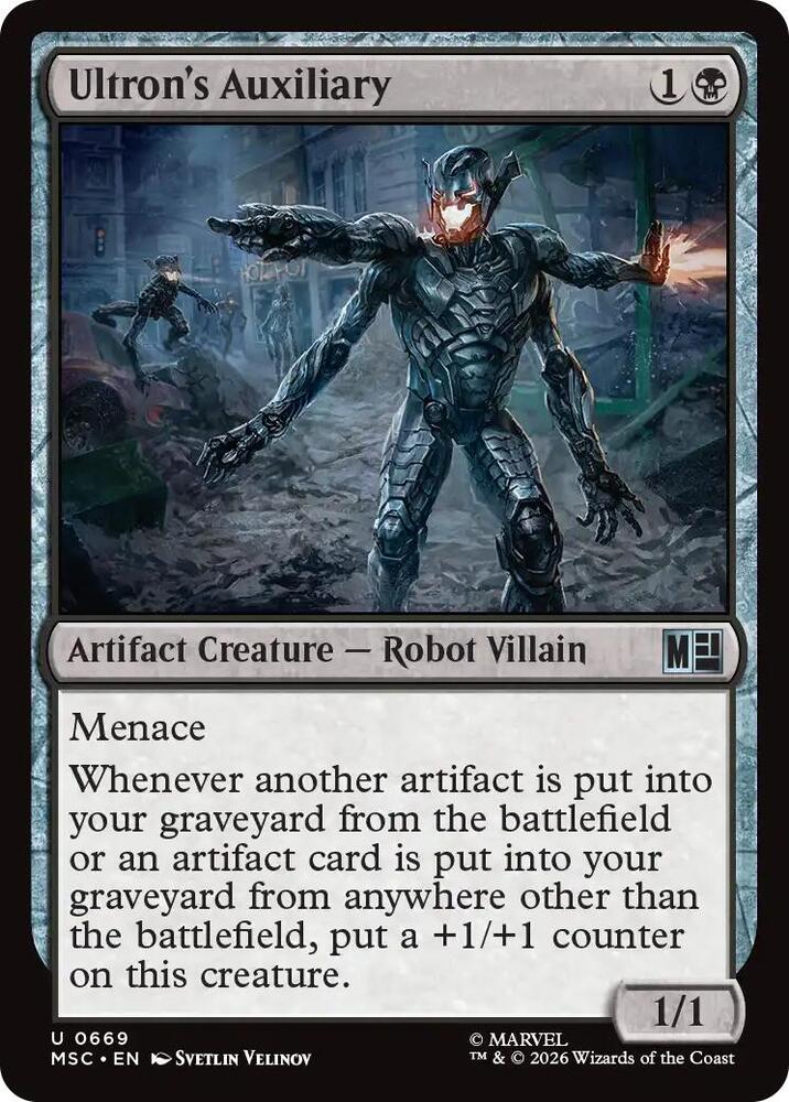 Ultron's Auxiliary | Commander: Marvel Super Heroes #669