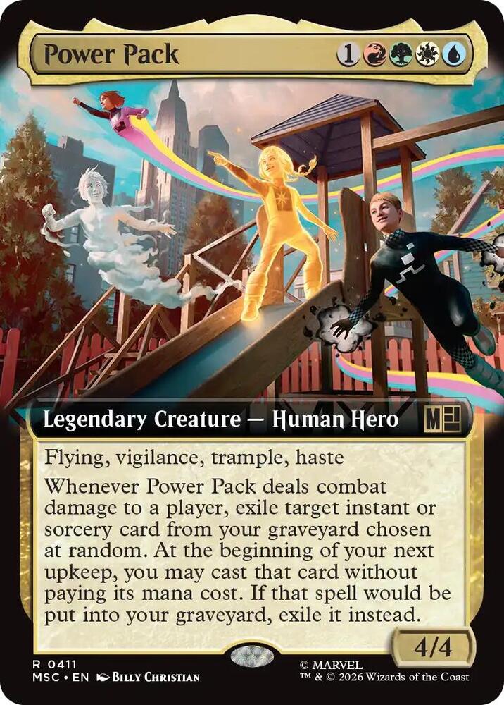Power Pack (Extended Art) - Commander: Marvel Super Heroes (MSC)