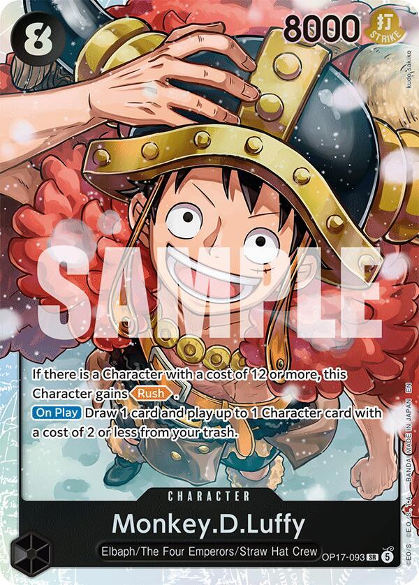 Monkey.D.Luffy (093) | The World's Strongest Warriors #OP17-093