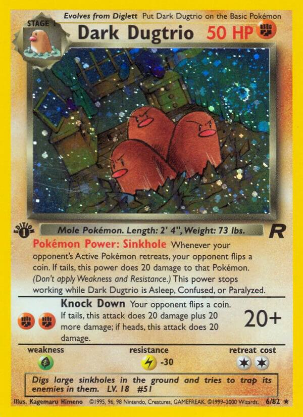 Dark Dugtrio (6) | Team Rocket #06/82