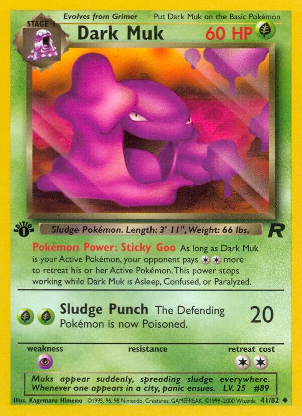 Dark Muk - Team Rocket (TR) NM 1ST EDITION NM