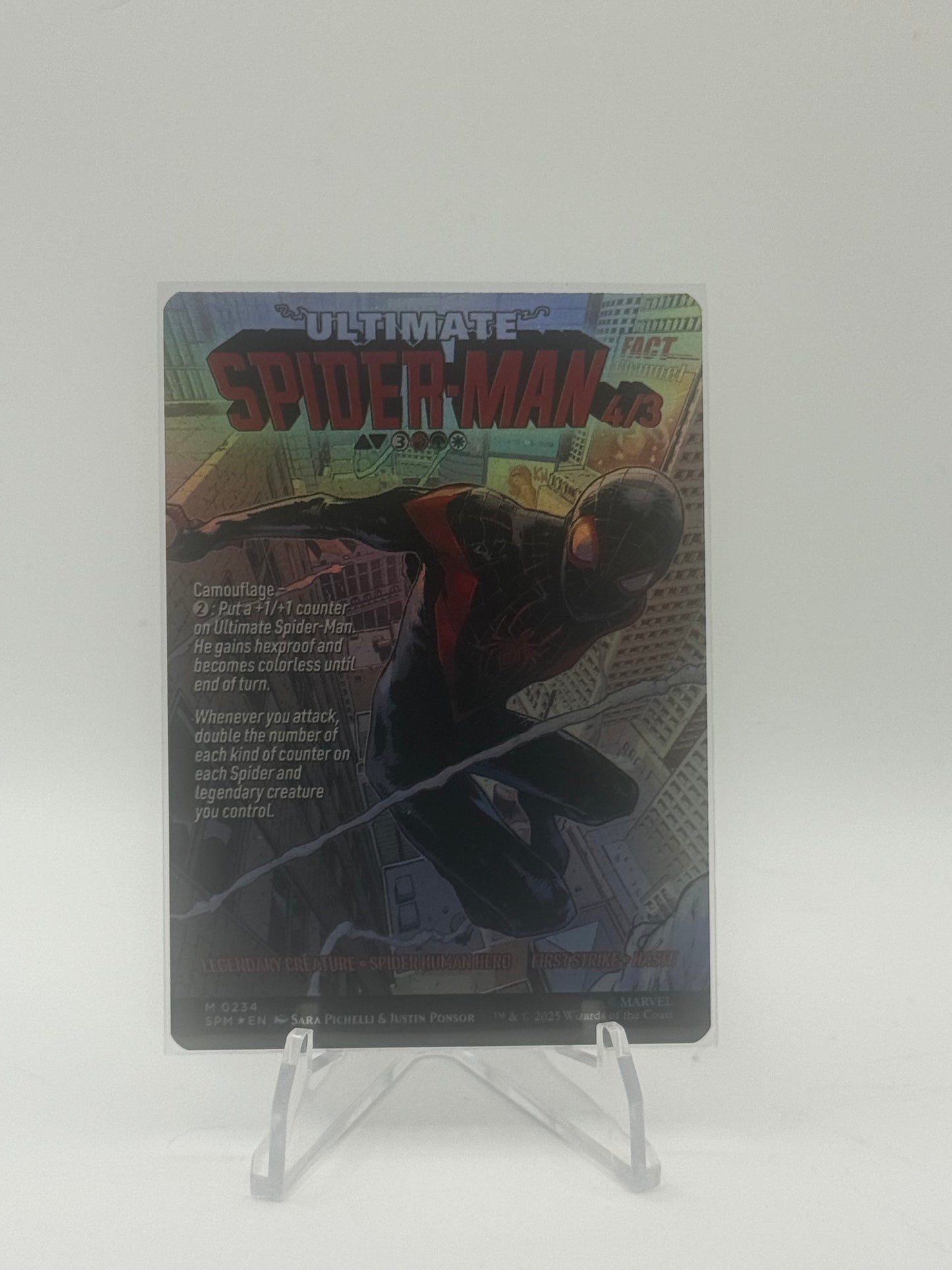 Miles Morales (0234) (Borderless) - Marvel's Spider-Man FOIL
