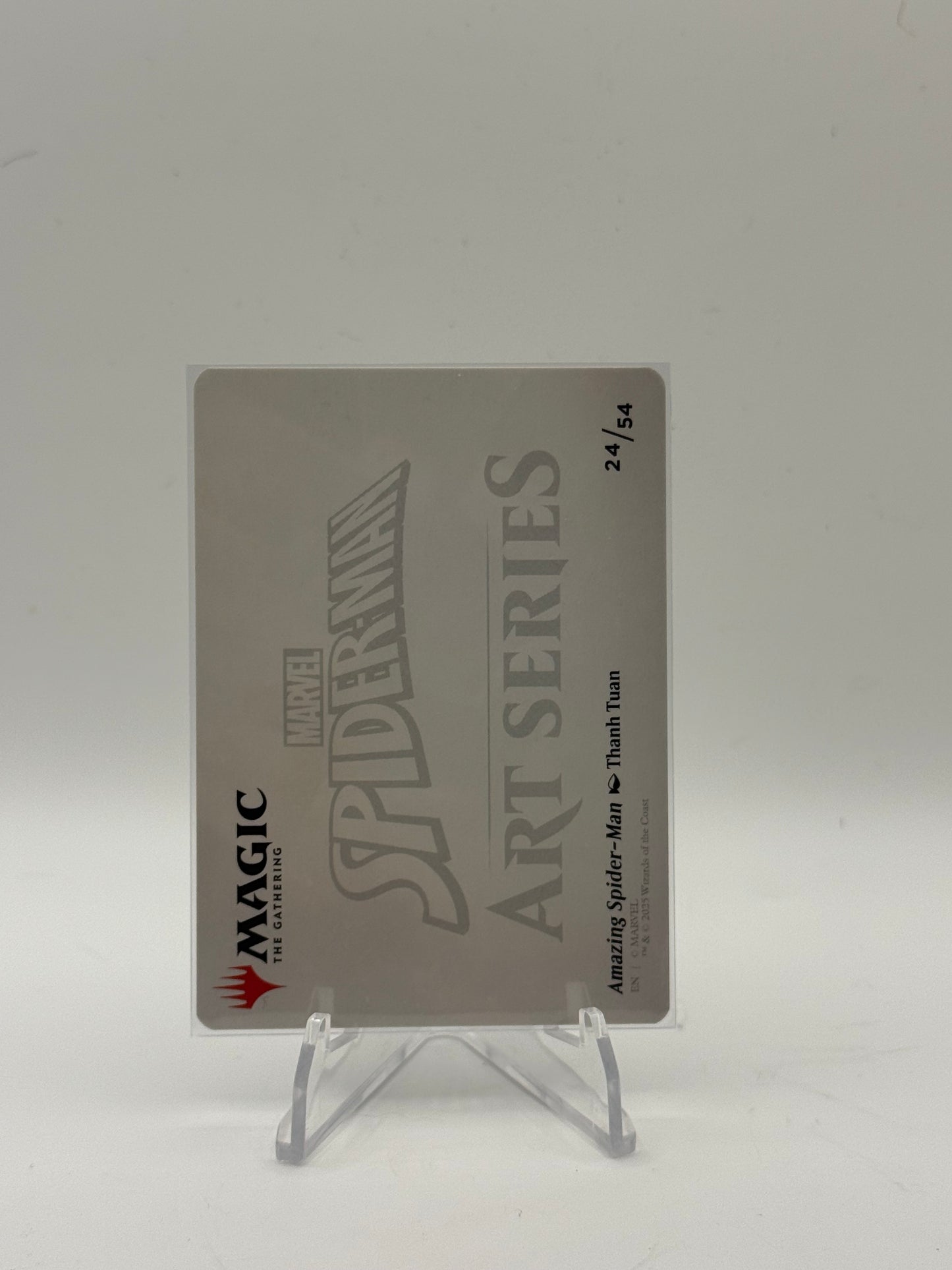 Amazing Spider-Man Art Card (24/54) (Gold-Stamped Signature) - Art Series: Marvel's Spider-Man