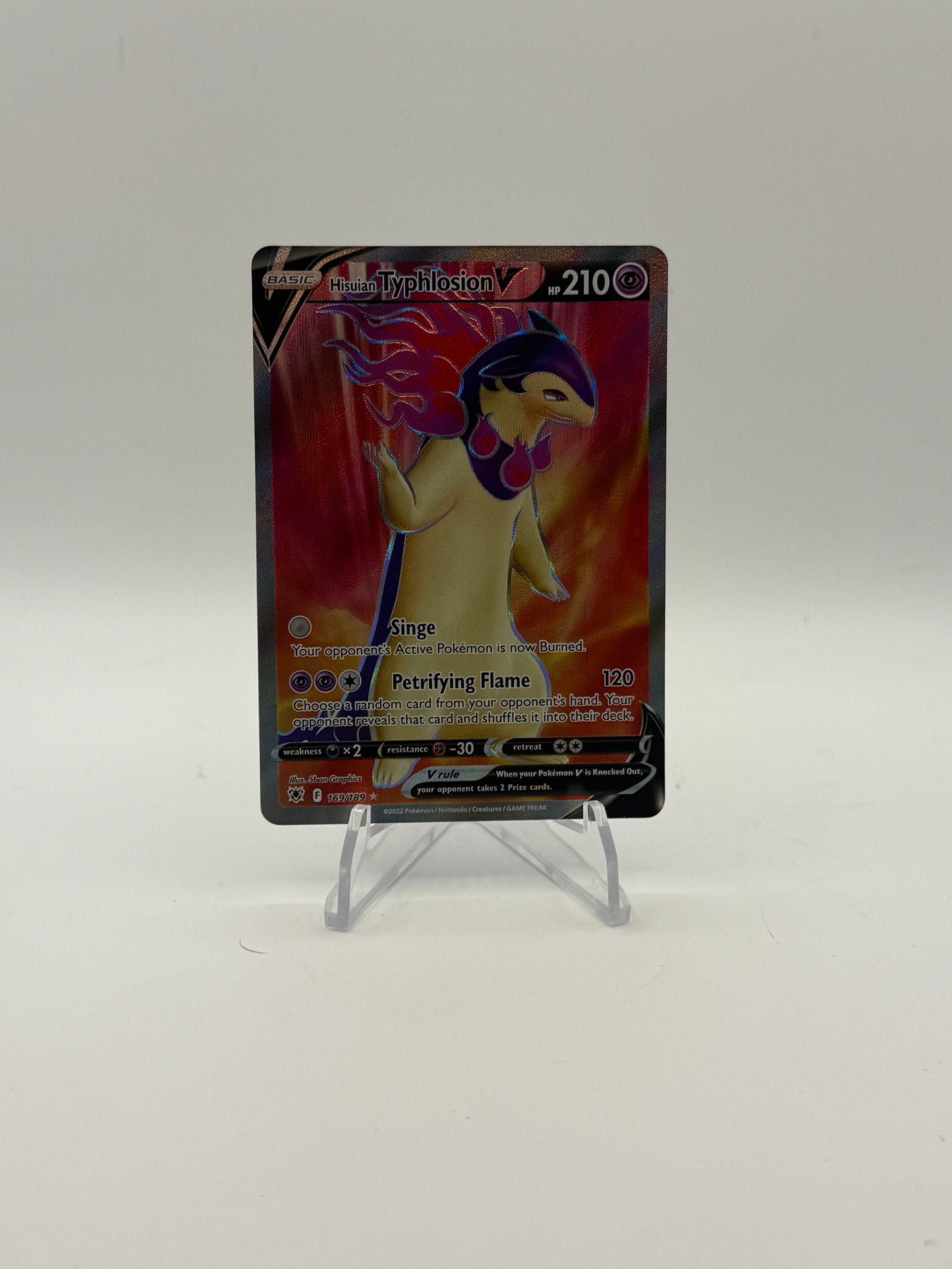 Hisuian Typhlosion V (Full Art) - SWSH10: Astral Radiance 169/189
