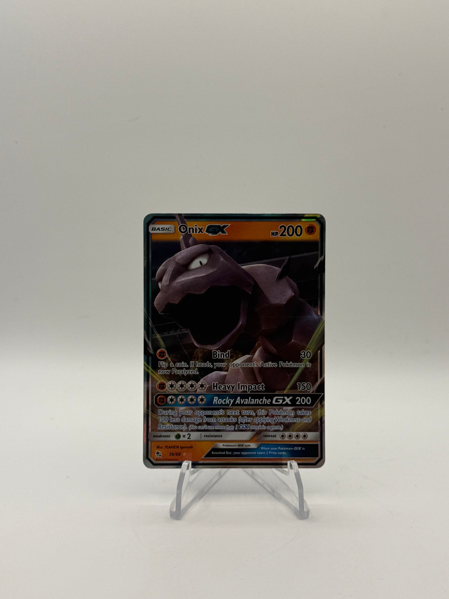 Onix GX - Hidden Fates 36/68 MP