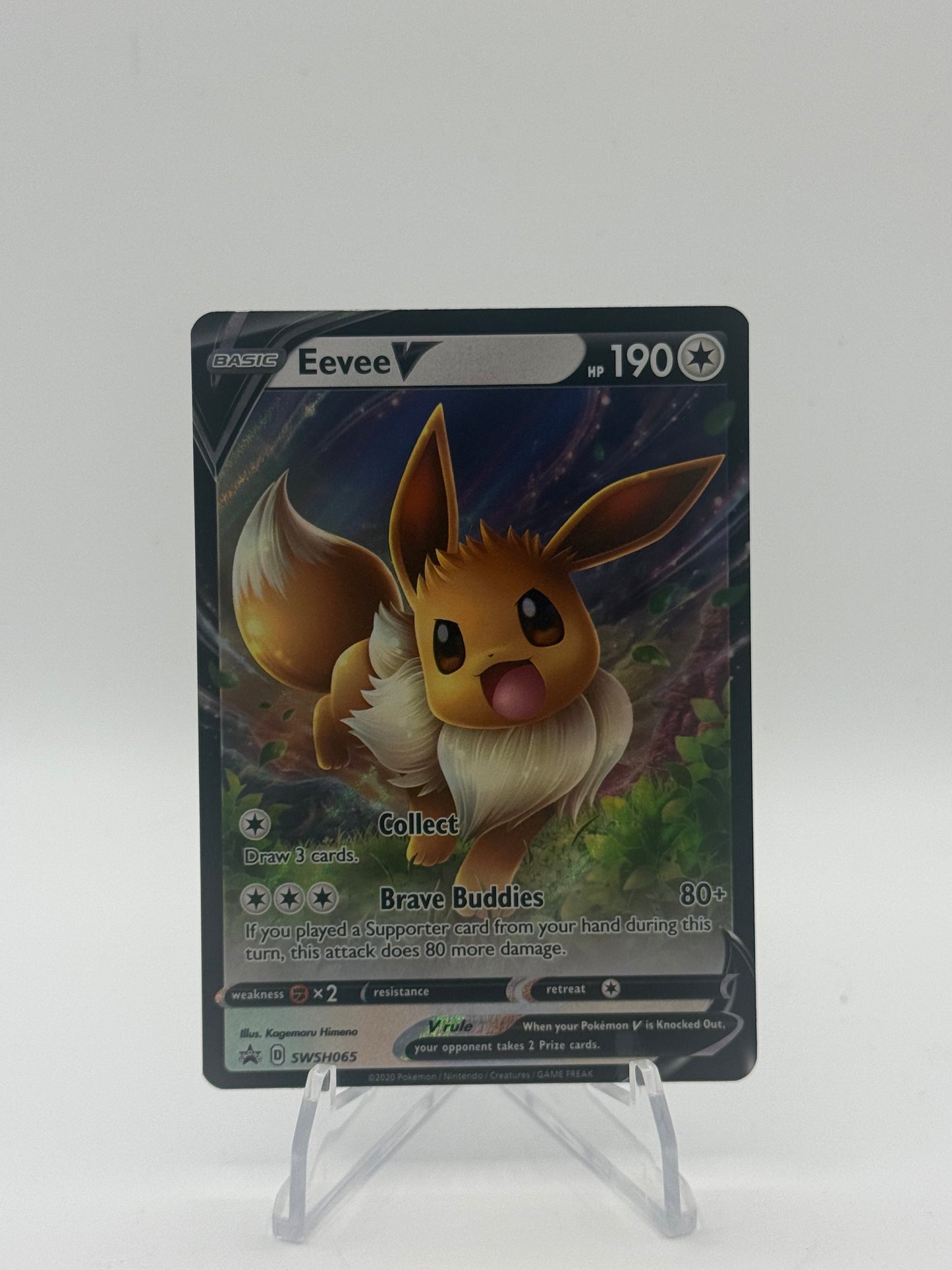 Eevee V - SWSH065 - SWSH: Sword & Shield Promo Cards