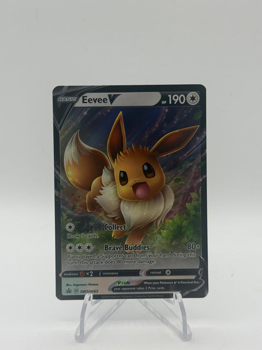 Eevee V - SWSH065 - SWSH: Sword & Shield Promo Cards