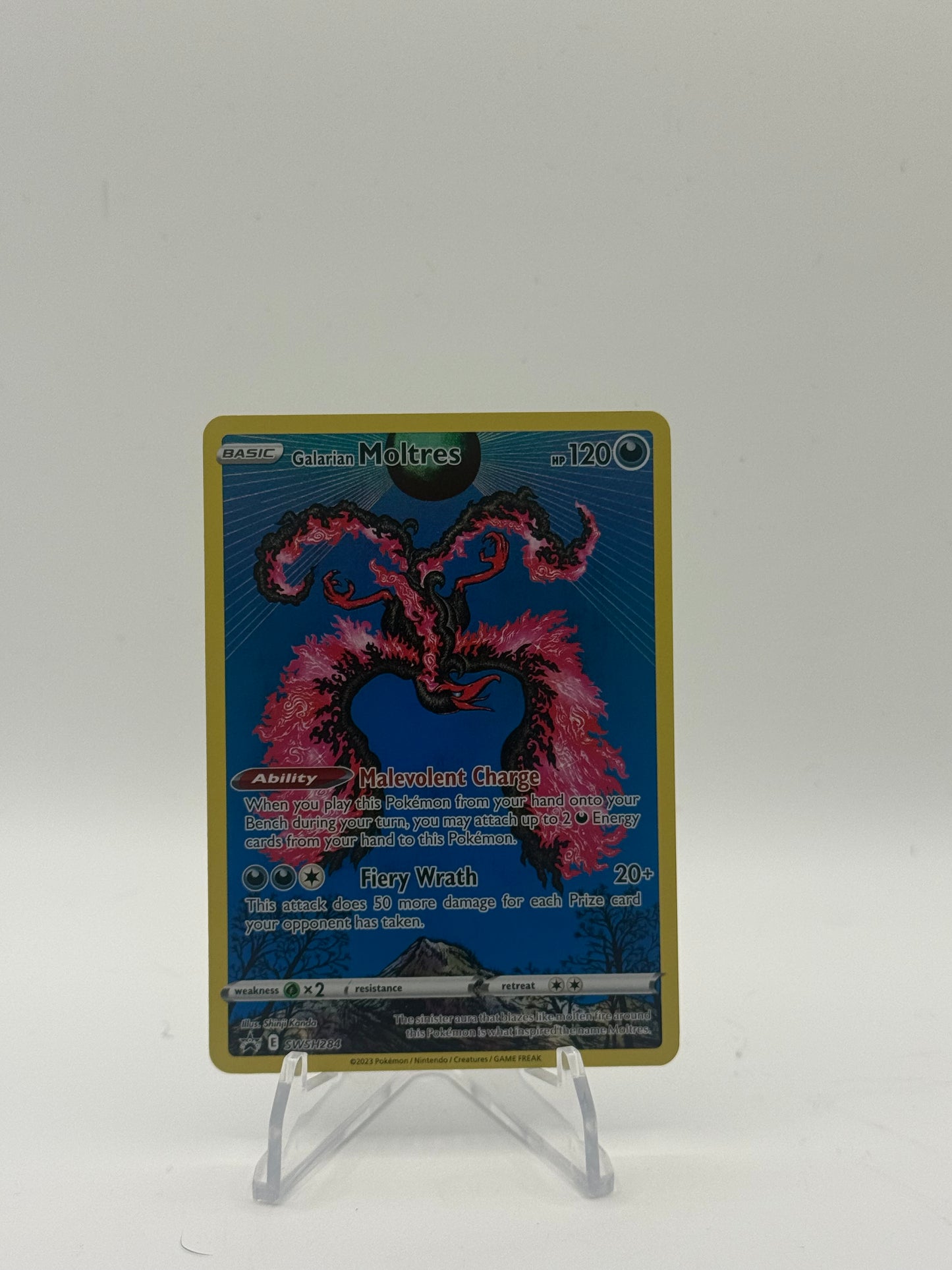 Galarian Moltres - SWSH284 - SWSH: Sword & Shield Promo Cards
