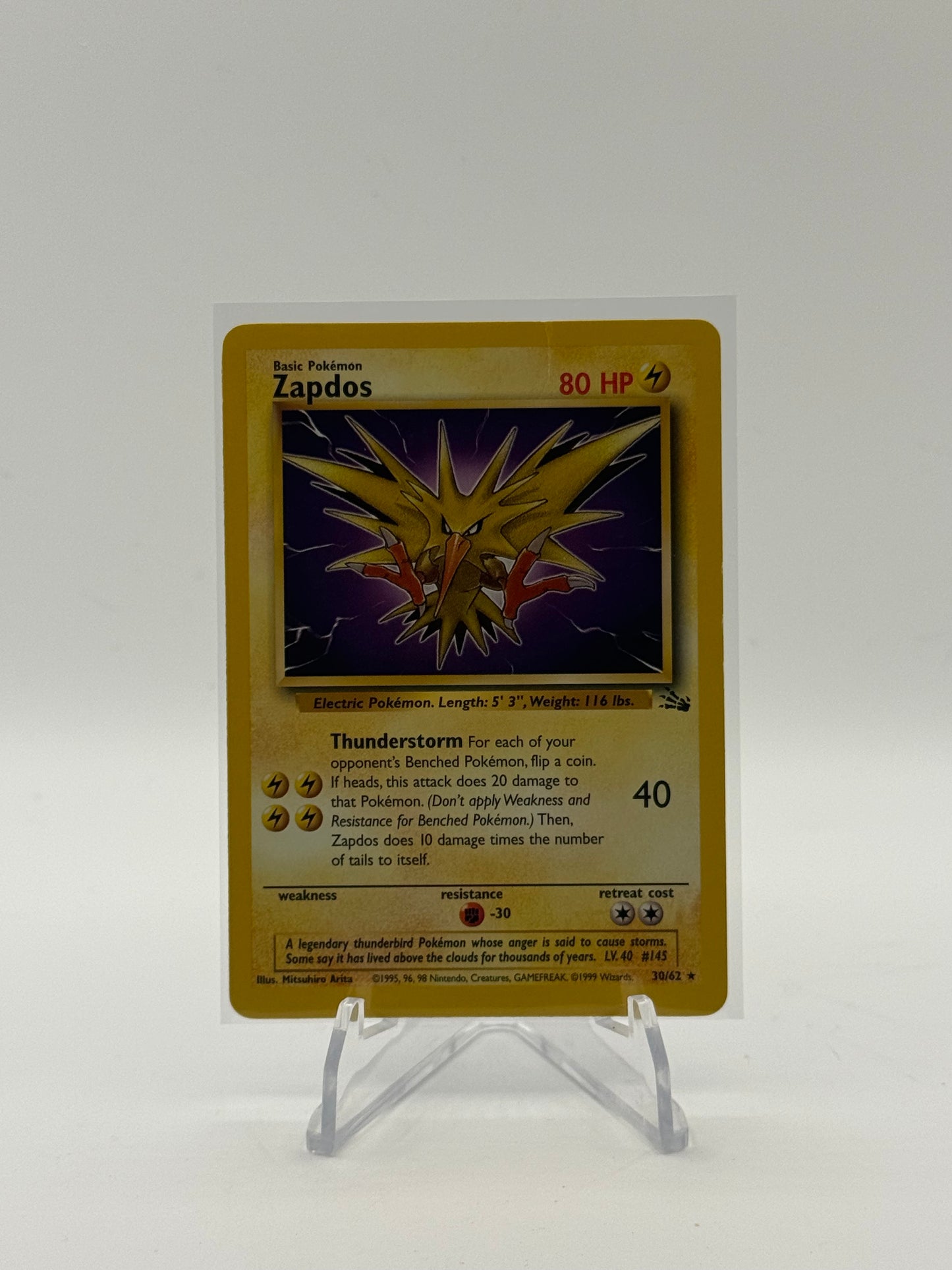 Zapdos (30) - Fossil Damaged