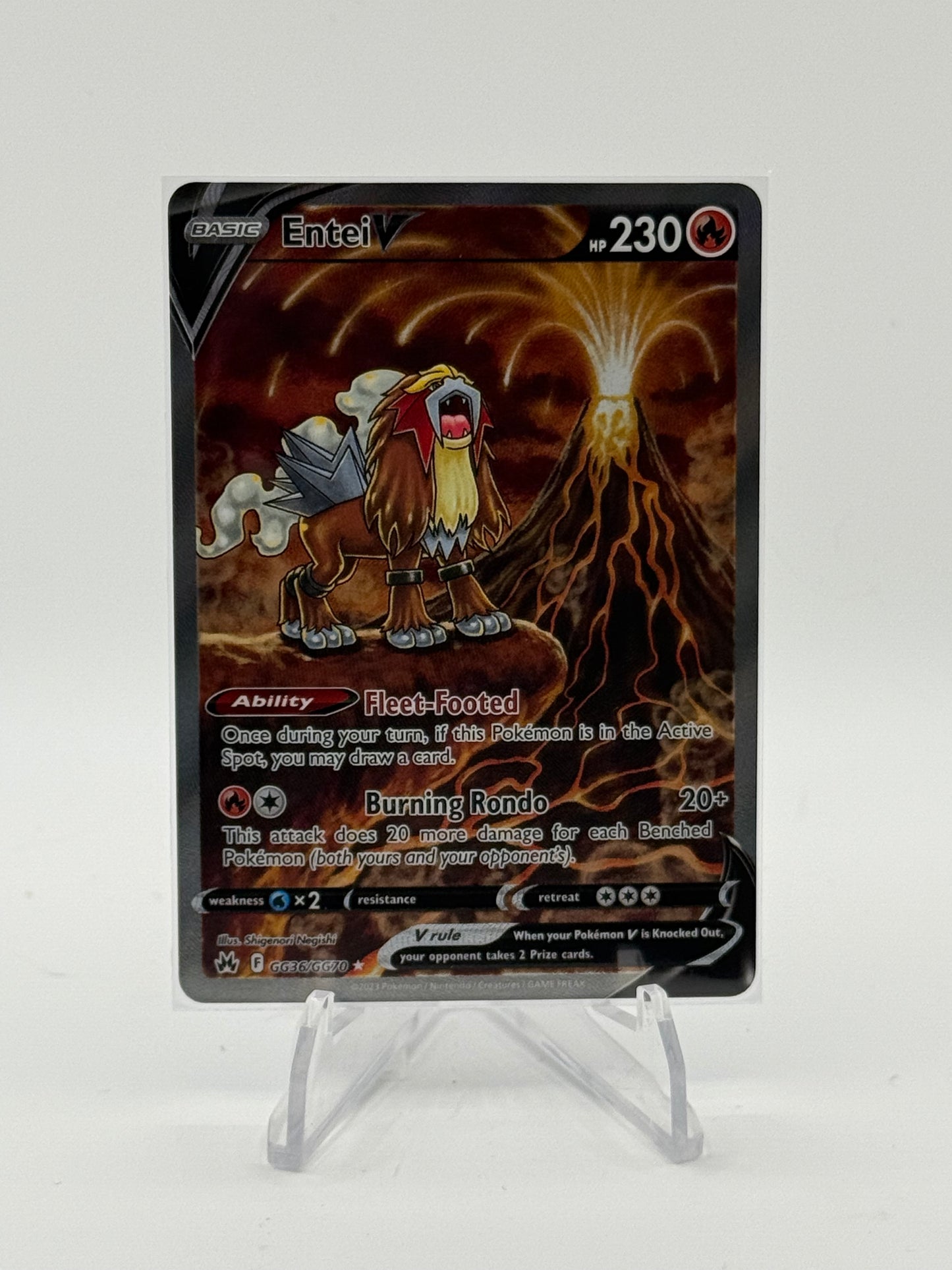 Entei V - Crown Zenith: Galarian Gallery GG36/GG70