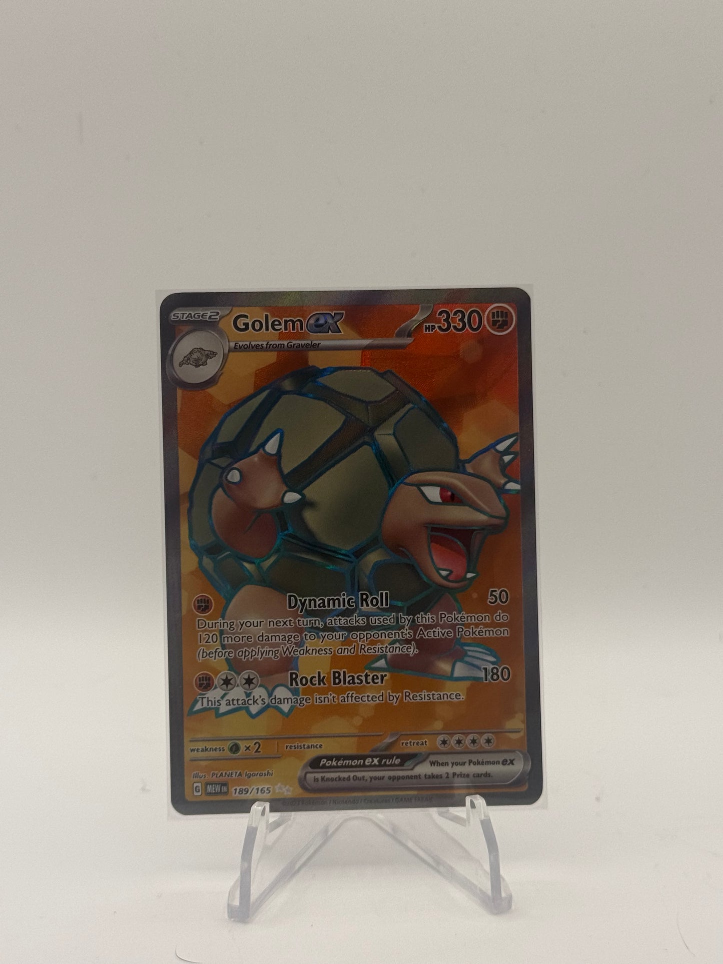 Golem ex - 189/165 - SV: Scarlet & Violet 151