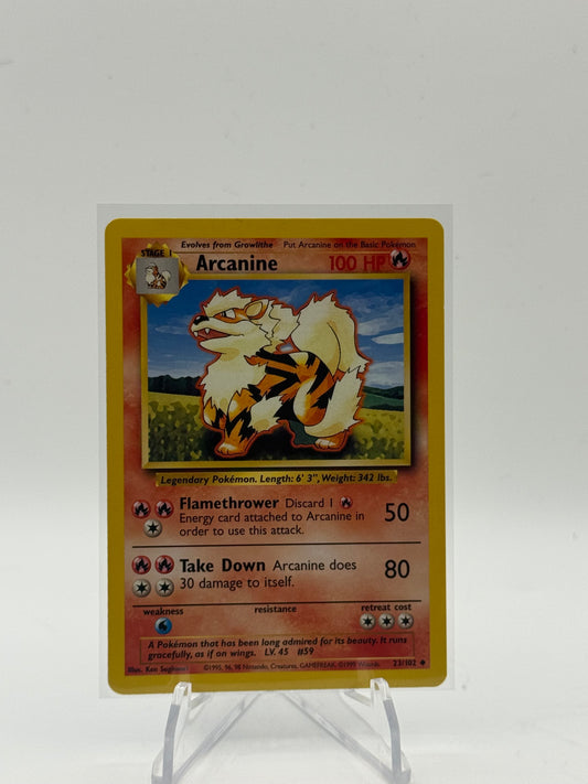 Arcanine - Base Set LP