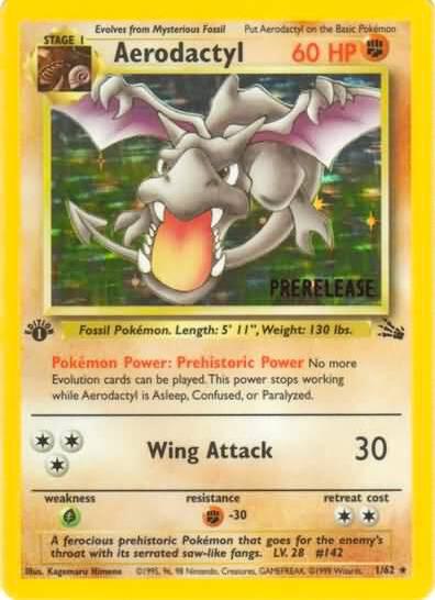 Aerodactyl (Prerelease) | WoTC Promo #01/62