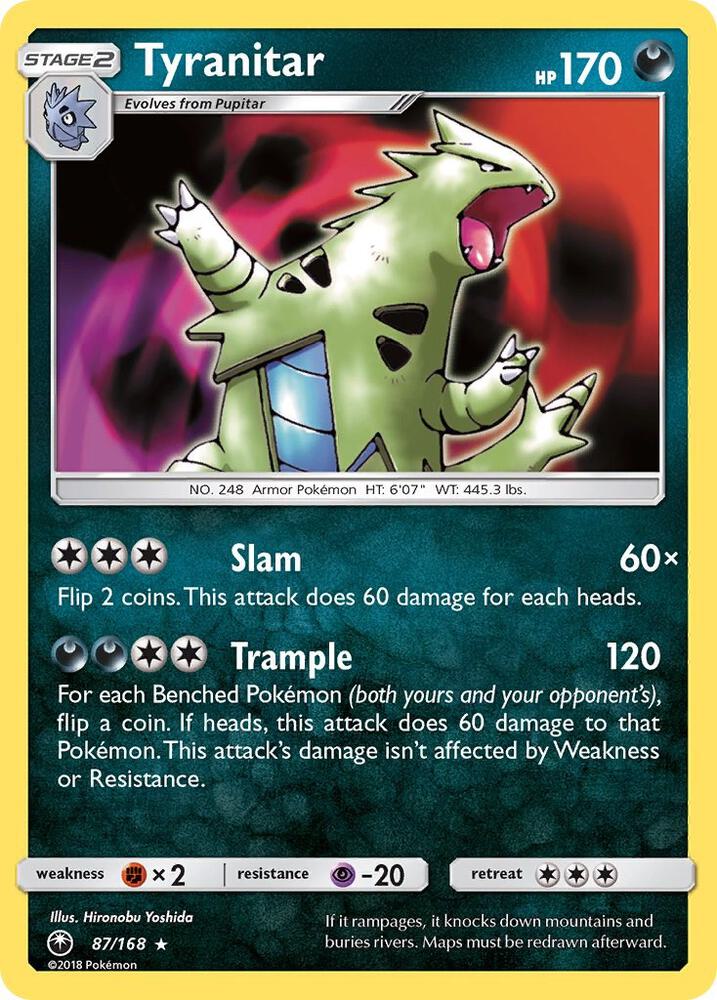 Tyranitar | SM - Celestial Storm #87/168