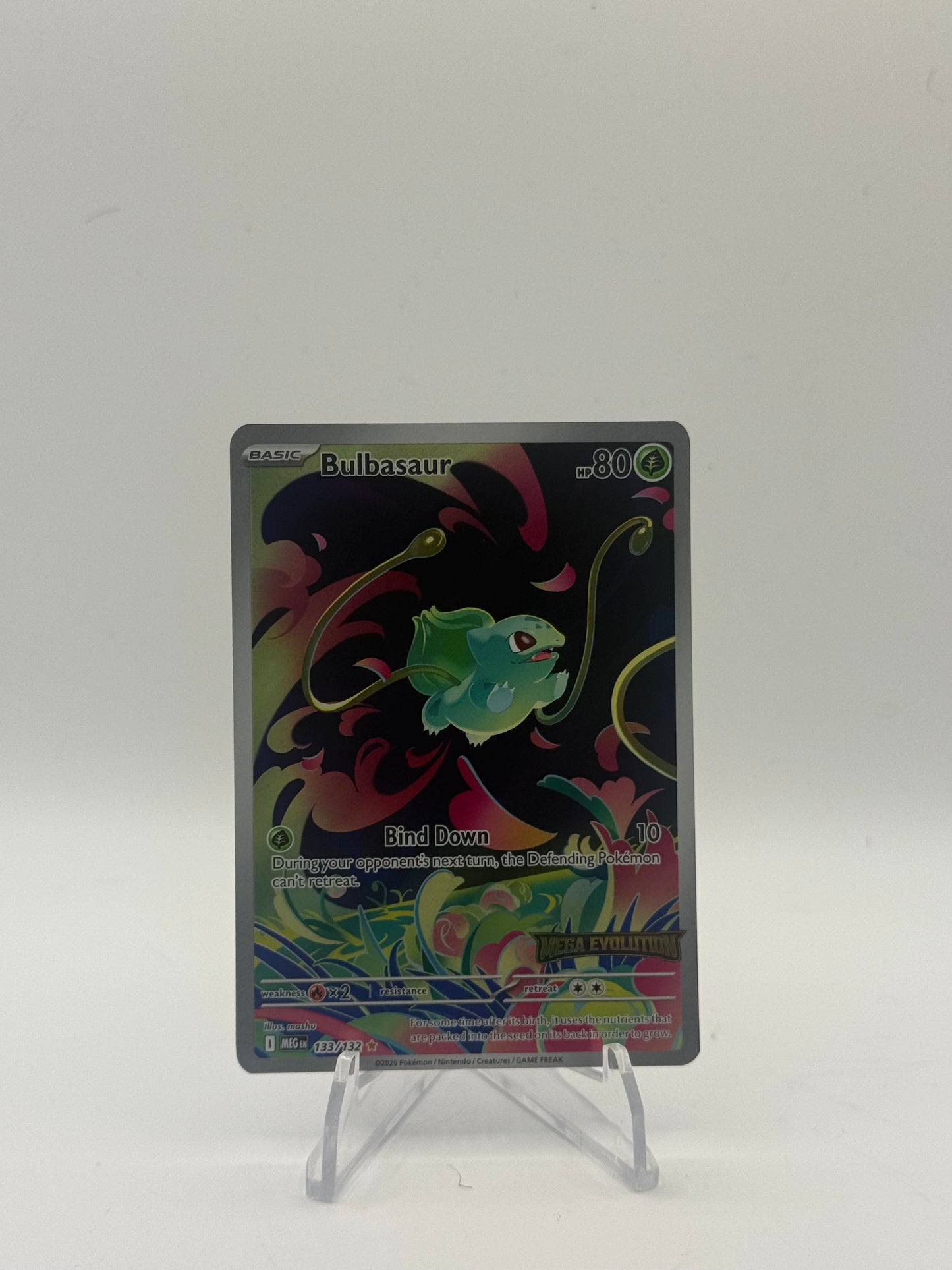 Bulbasaur - 133/132 (Mega Evolution Stamped) - Miscellaneous Cards & Products