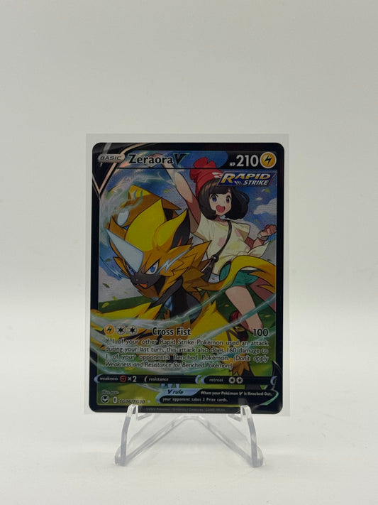 Zeraora V - SWSH12: Silver Tempest Trainer Galler TG16/TG30